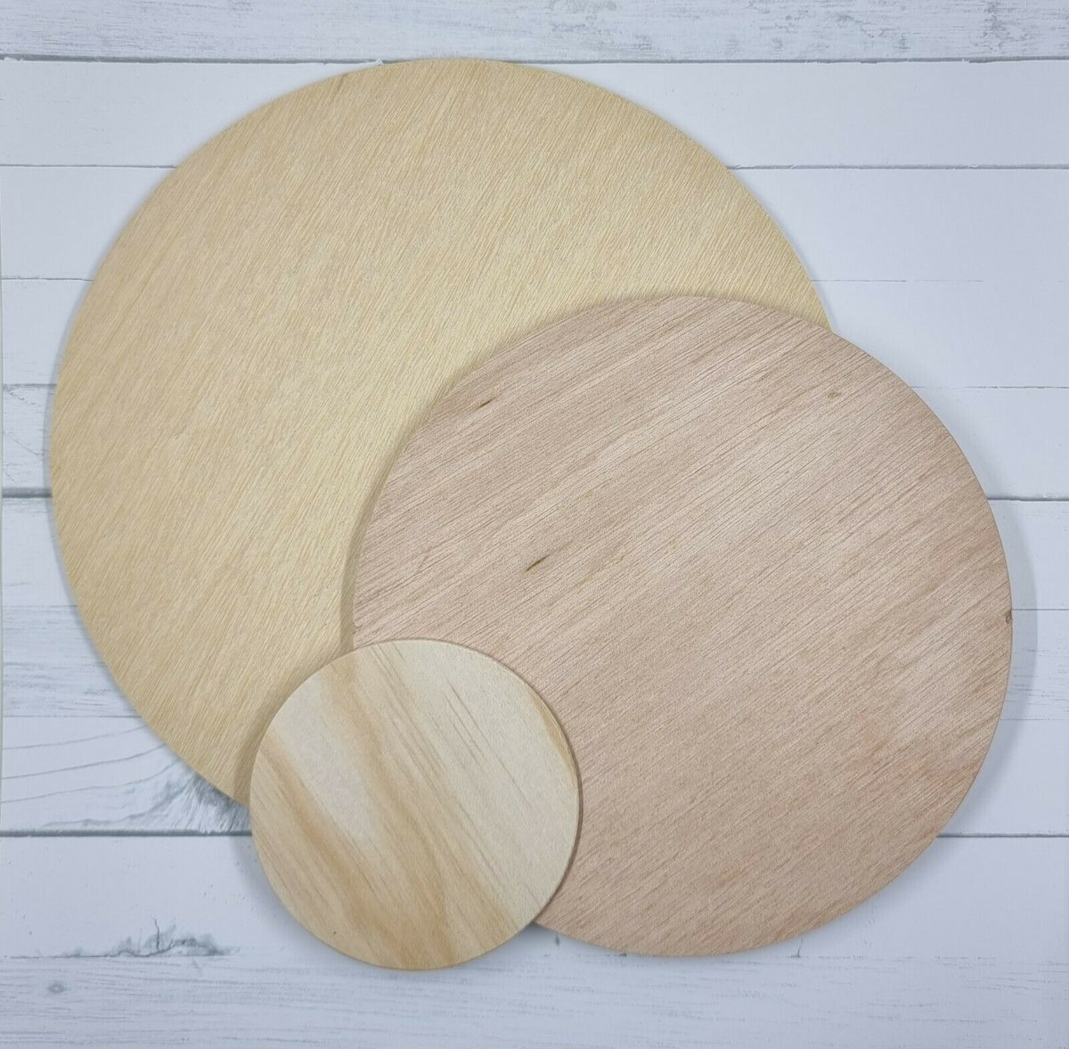 10x Legno Plain Round Circles Craft Forme 3mm Compensato -  Italia