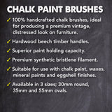 UNi-PRO Chalk Oval Brush 55mm - Fresh at Home